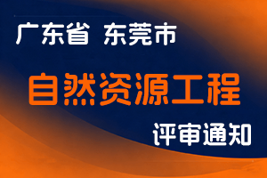 东莞市自然资源局关于做好2024年度自然资源工程技术人才职称评审工作的通知-全国职称政策库