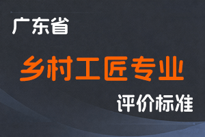 广东省乡村工匠专业人才职称评审实施方案、标准条件汇编-全国职称政策库