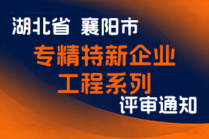 关于开展2025年度襄阳市专精特新企业工程系列高级职称任职资格评审申报工作的通知-全国职称政策库