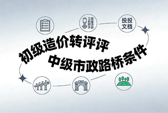 [广东省]我初级是造价的 中级想评市政路桥 需要准备哪些条件？-全国职称政策库