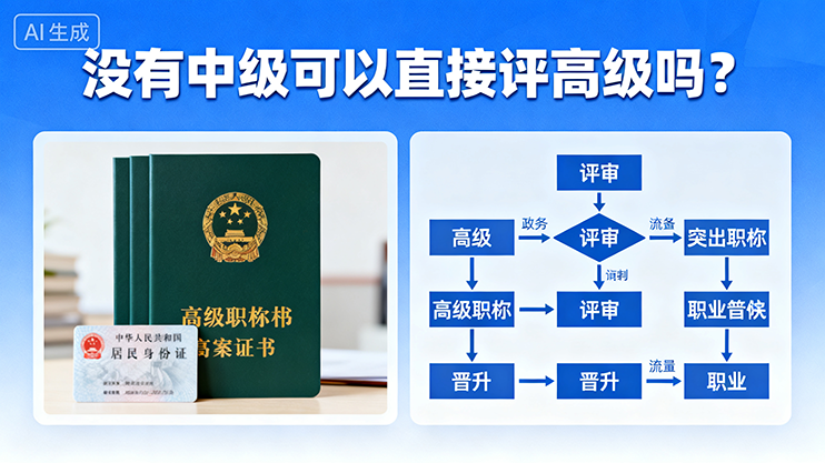 [广东省]没有中级可以直接评高级吗？-全国职称政策库