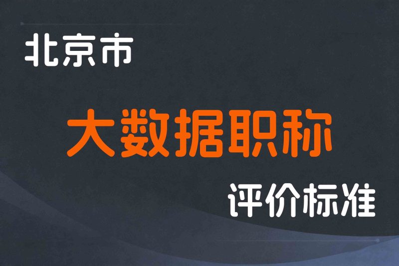 北京市人力资源和社会保障局关于增设大数据职称评审专业的通告-京人社发〔2024〕6号-全国职称政策库