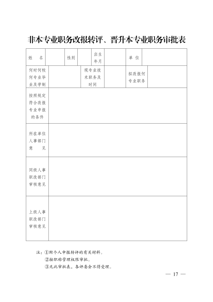 图片[17]-荆州市人力资源和社会保障局关于报送2023年度工程等专业中、初级专业技术职务评审材料的通知-全国职称政策库