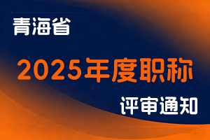 青海省人力资源和社会保障厅关于做好2025年度职称评审工作的通知-全国职称政策库